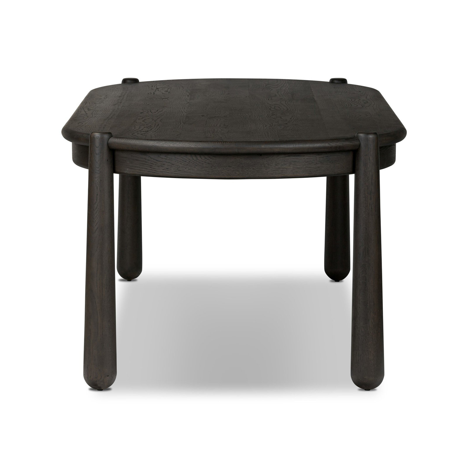 Salvador Dining Table, Smoked Black Oak