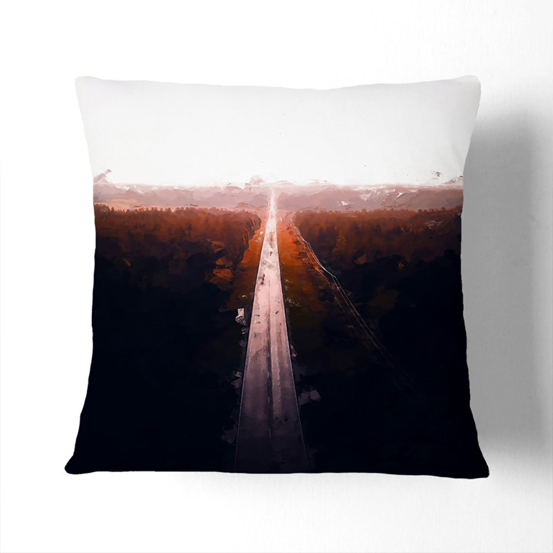Square Cushion, Black, 40cm H x 40cm W x 15cm D