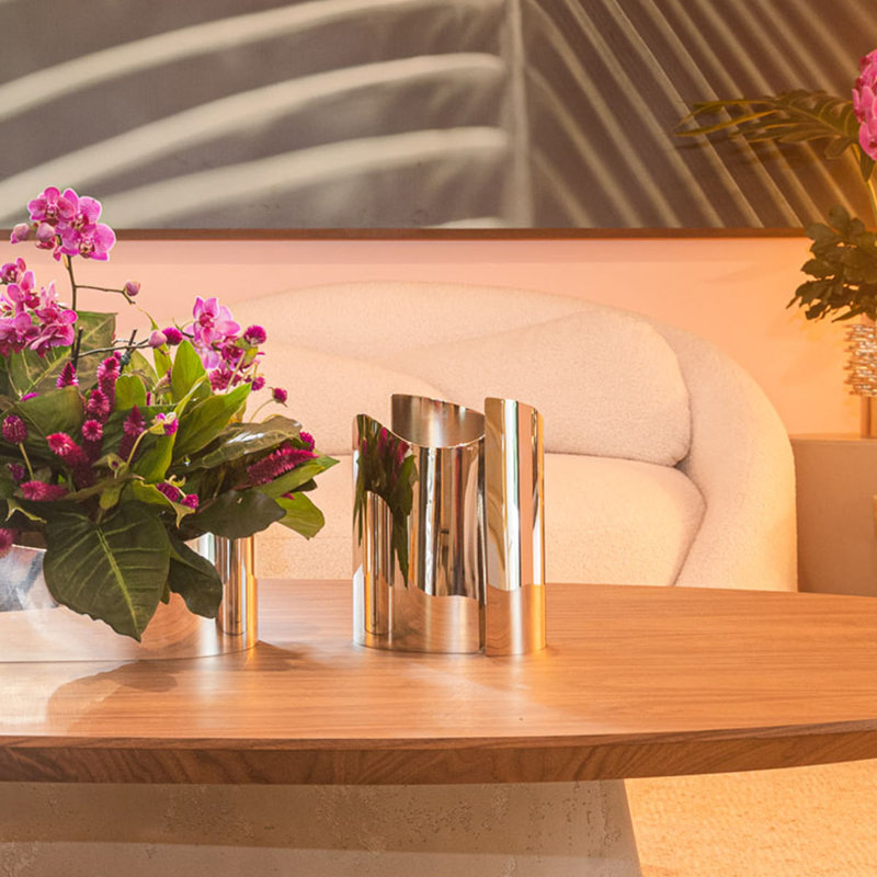 Bilbao Handmade Metal Table Vase