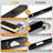 Modern Outdoor Wall Lights, 2 Pack Long Wall Sconce, Lighting Fixtures Long Wall Light Waterproof Ip65 Black Exterior Sconce Led Linear Light For Garage, Patio.-1099110920