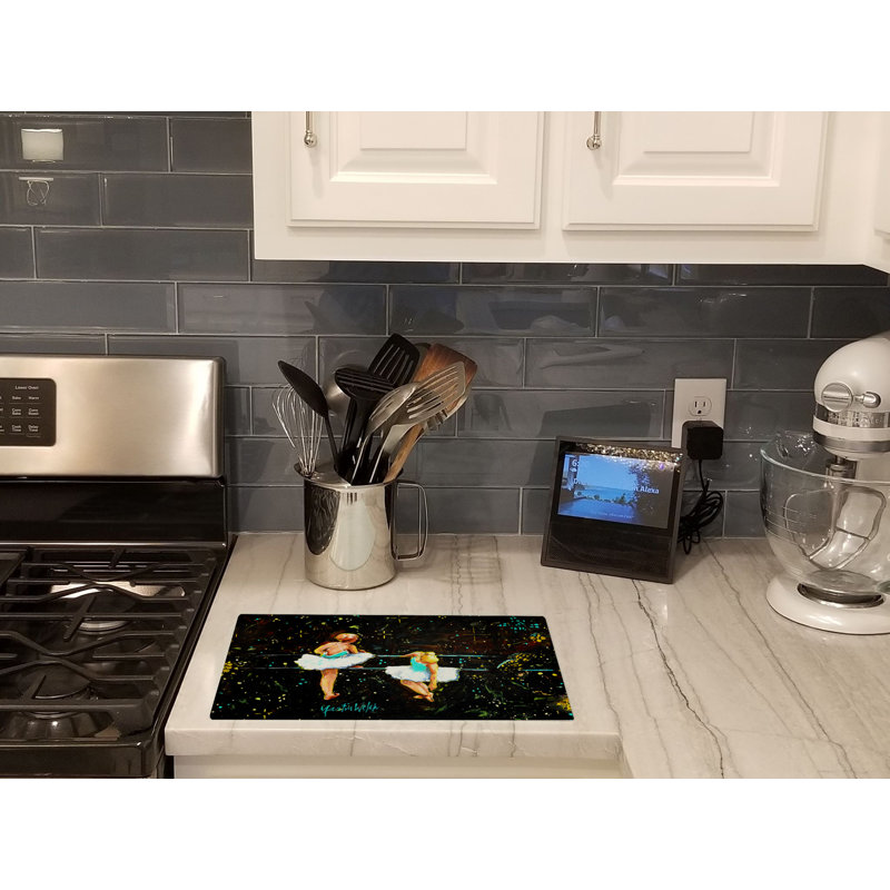 At Practice Ballet Glass Cutting Board