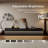 Mid-Century Modern TV Stand with LED Light, Fully Assembled-114883853-114883855