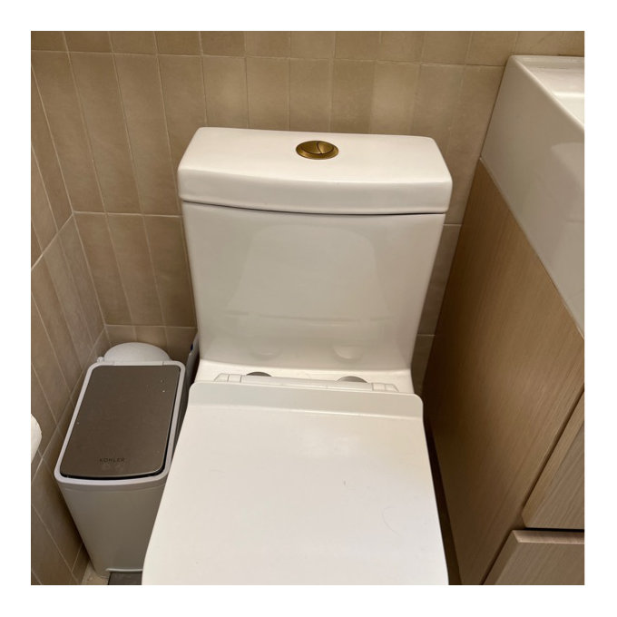 Kohler Persuade Dual-Flush Actuator K-186-2MB - Vibrant Brushed Moderne Brass