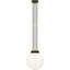 Cavill 12" Pendant with White Glass-232875792