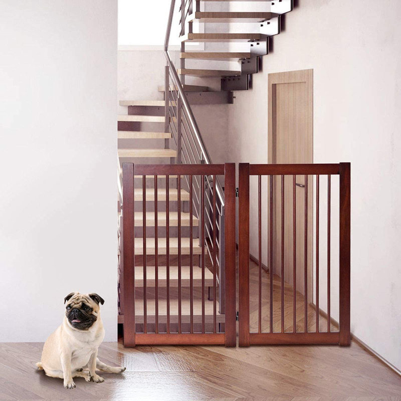 Sia Wood Wall Mounted Pet Gate