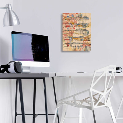 «P Grazioso» par Nikki Galapon, art mural en verre acrylique