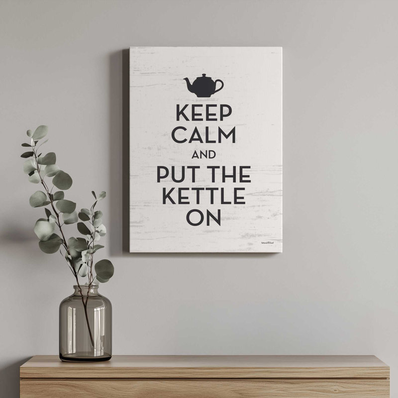 «Put the Kettle On» par Art texturé, Toile non encadrée, L 12 po x H 16 po, Ne s’applique pas