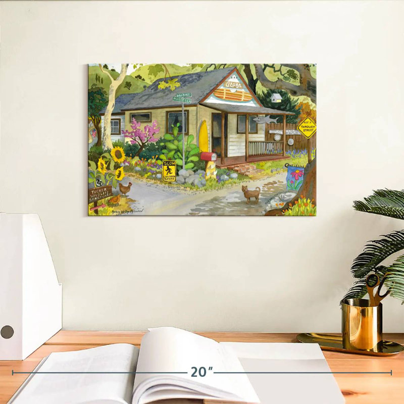 Lilie The Aloha House, 8" H x 12" W