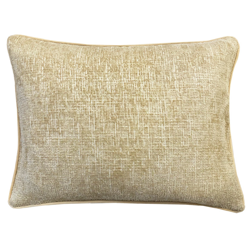 Ewoud Feather Throw Pillow, Cream