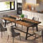 Metal Base Dining Table-684076639