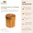 Wood Canister - Set of 2-71082302