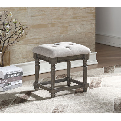 Solid Wood Accent Stool