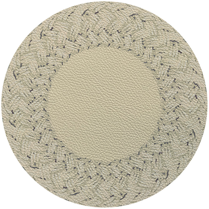 Napperon en cuir Raffia, Beige Southport
