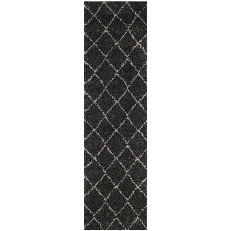 Stoneham Geometric Hand Woven Area Rug, Runner 69 x 244 cm