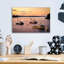 «Twilight In The Harbor» par Rick Berk, art mural en verre acrylique-1682828335