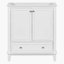 Meuble-lavabo polyvalent avec tiroirs et tablette réglable, améliorant l'espace de la salle de bain-108526001