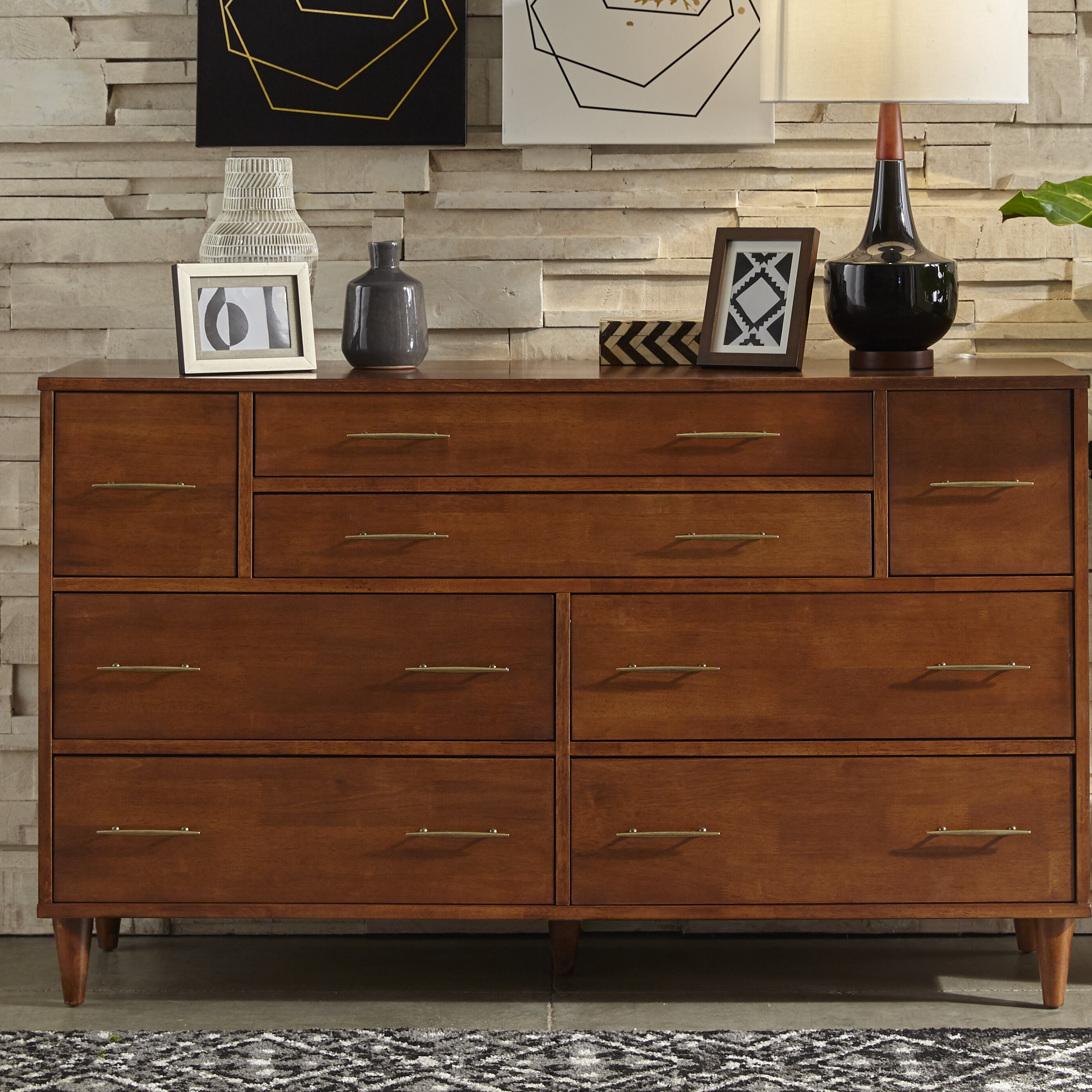 Wade Logan® Afrida 8 Drawer Dresser & Reviews | Wayfair