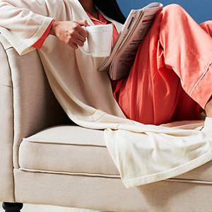 Woman relaxing on the sofa