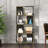 4-Tier Storage Shelves, Bookcase Display Storage Shelf Corner Shelf for Small Space