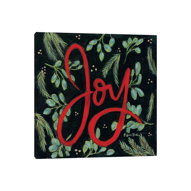 Spruced Up Joy by Sara Baker - Gallery-Wrapped Canvas Giclée on Canvas, Canvas, 45.72 cm H x 45.72 cm W x 1.91 cm D