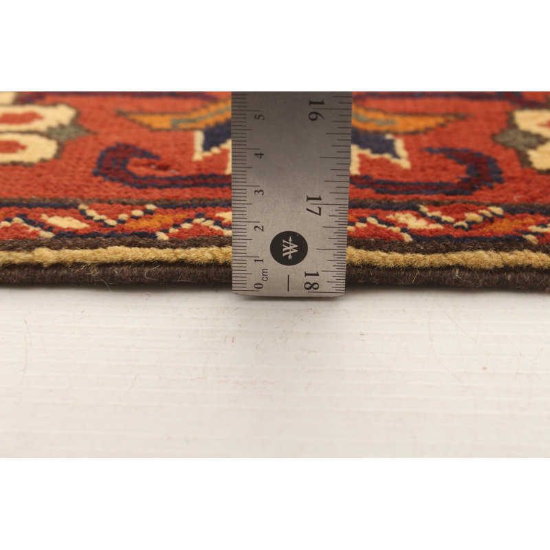 Tapis de couloir unique en laine noué à la main 2 pi 9 po x 9 pi 4 po nouvel âge Gwyne