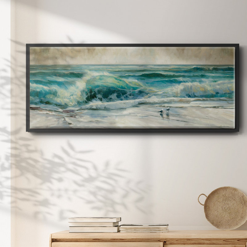 Water Music - toile encadrée, H 24 po x l 60 po
