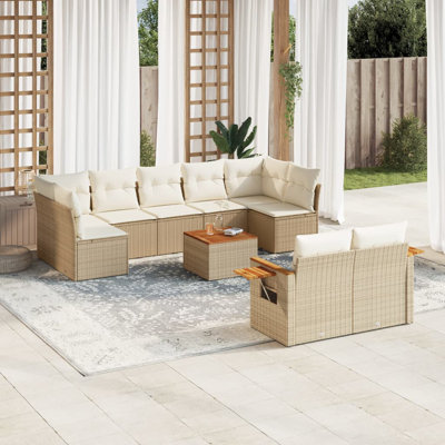 Ensemble de canapé Vidaxl beige