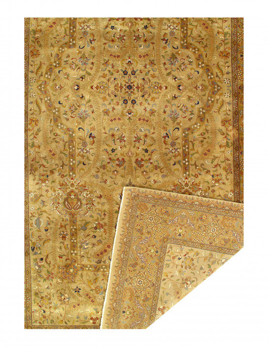 Fine Hand Knotted Tabriz design 9'3"X 17'6"
