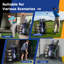 Metal Freestanding Sports Rack