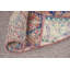 Petits tapis 3,3 x 3,3 pi, tapis rétro, tapis rouge, tapis Oushak, tapis tissés à plat, tapis turc
