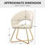 Fauteuil demi-tonneau en velours-87082133