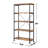 5-Shelf Bookcase In Antique Nutmeg And Black-721206891