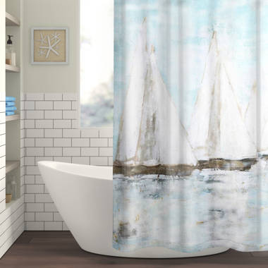 Highland Dunes Carterton Nautical Decor Single Shower Curtain & Reviews - Wayfair  Canada