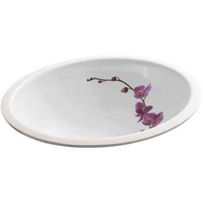 Caxton Ceramic Oval Undermount Bathroom Sink