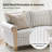 Terren Farmhouse Sectional Sofa with Rolled Arm and Solid Wood Spindle Legs-1943077521