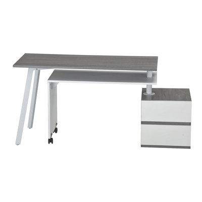 Techni Mobili Rotating MultiPositional Modern Desk by Lipoton