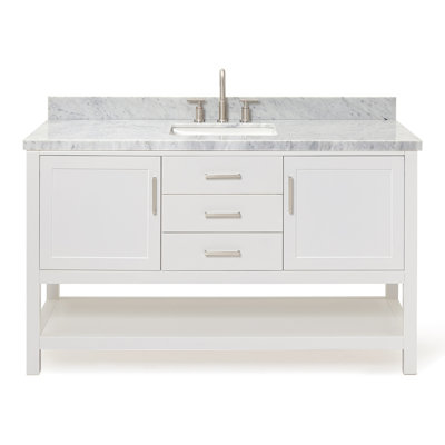 Bayhill 61" W Single Bathroom Vanity Set