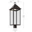 Lampadaire d'extérieur 25 po avec verre transparent 25 po 1 lumière DarkSky-115680987