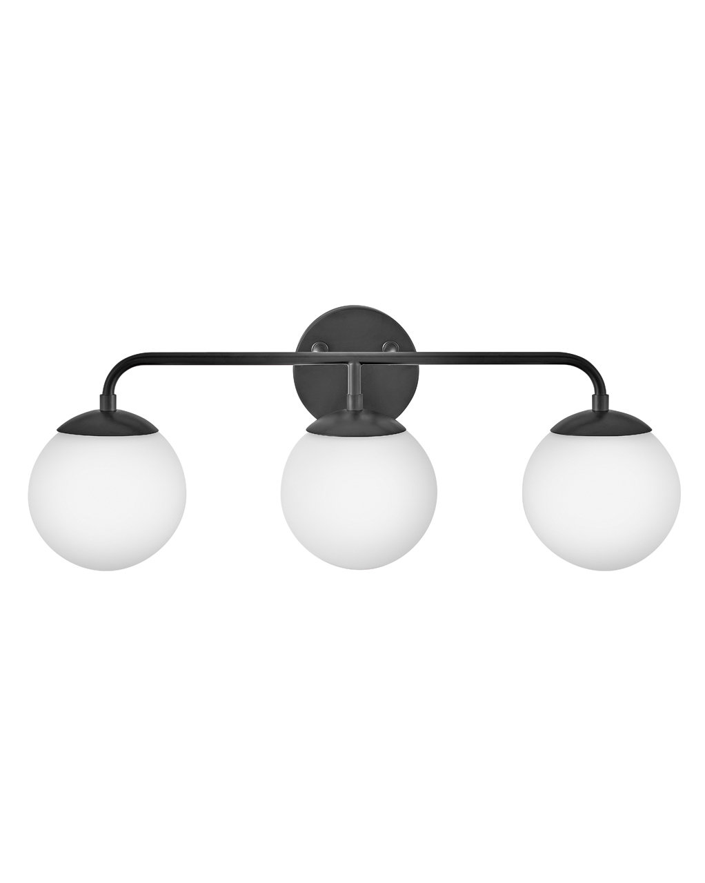 Kobie 3 Light Dimmable Vanity Light, Black