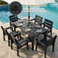 Table de patio 67 po toutes saisons avec trou pour parasol (1 table)-72643179