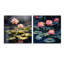 Aquarelle lotus de lotus de sagesse, lot de 2 peintures murales en acrylique-1139151780