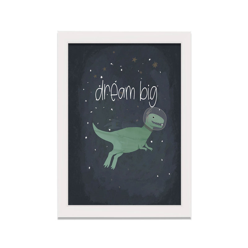 «Dream Big», art encadré, H 30 po x l 20 po x P 1 po