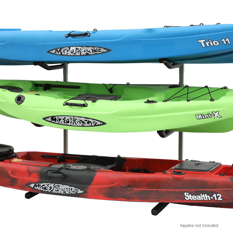 Support à kayak triple autoportant