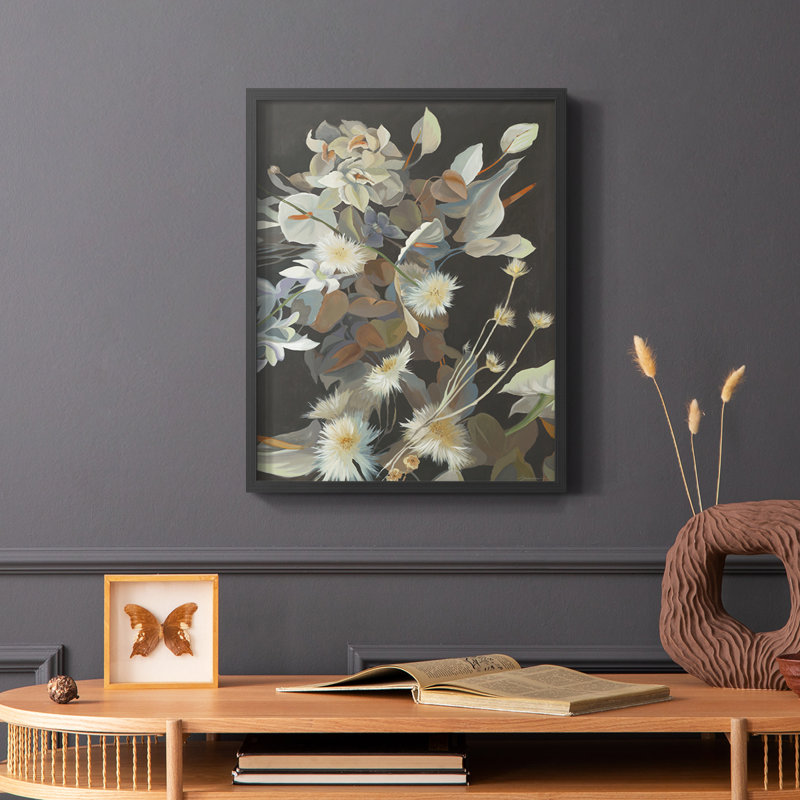 «Turn a New Leaf», reproduction encadrée - bois massif, Noir, H 20 po x l 16 po
