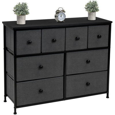 Sorbus 8 Drawers Chest Dresser with Knob Handle