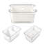 Curameng 4500ml Acrylic Food Storage Container