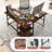 L-Shaped Steel Computer Desk with Built-In Electrical Outlet-61590592