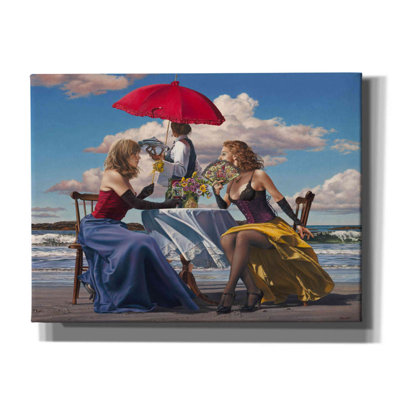 «Cafe Oceanus» par Paul Kelley - peinture sur toile tendue