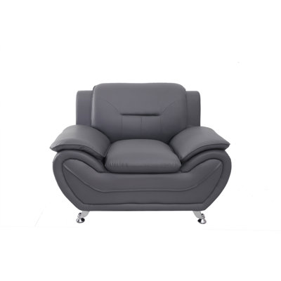 Sanuel Faux Leather Club Chair