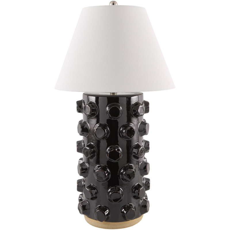 Lampe de table Lousine, Noir, noir, noir, noir